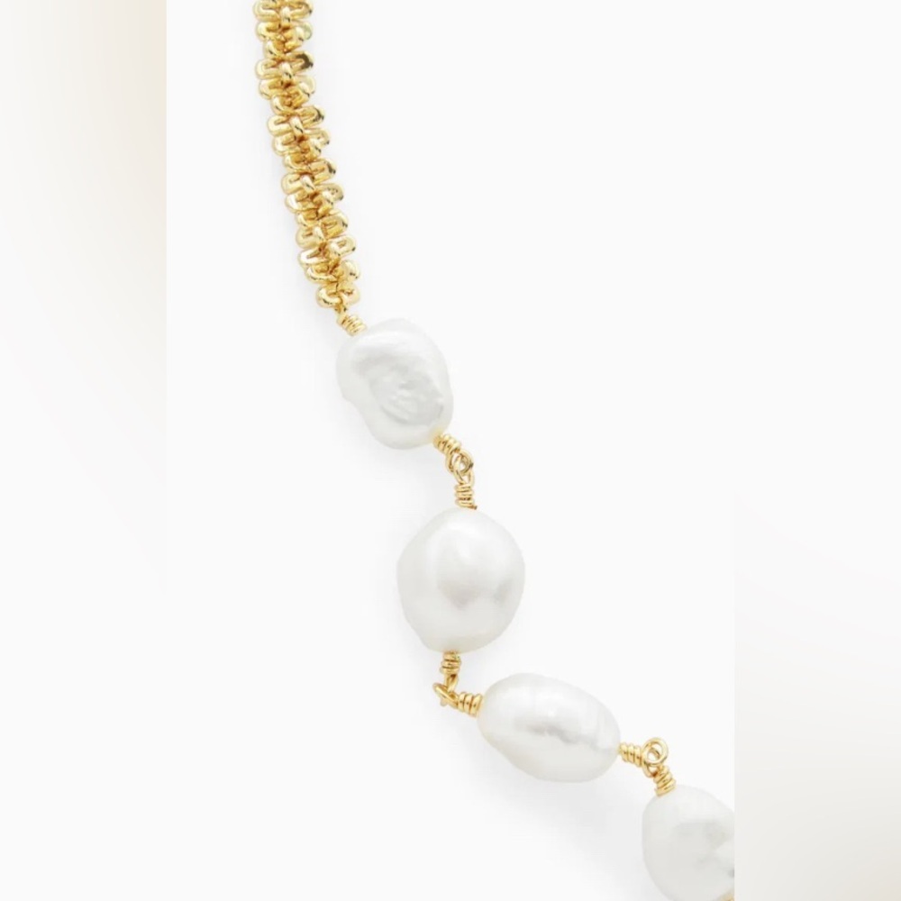 New COS Freshwater Pearl Chain Necklace - Picture 4 of 9